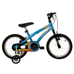 Bicicleta Athor Baby Aro 16 com Rodinhas - Azul Menor preço em Bicicleta Athor Baby Aro 16 com Rodinhas - Azul