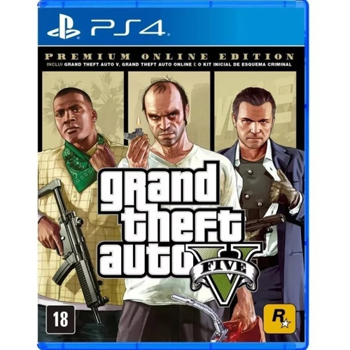 Gta 5 Premium Edition Ps4 Mídia Física Lacrado Original Novo em