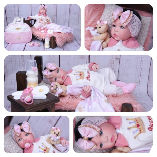 Bebe reborn menina fada madrinha real boneca bk morena princesa Clearance