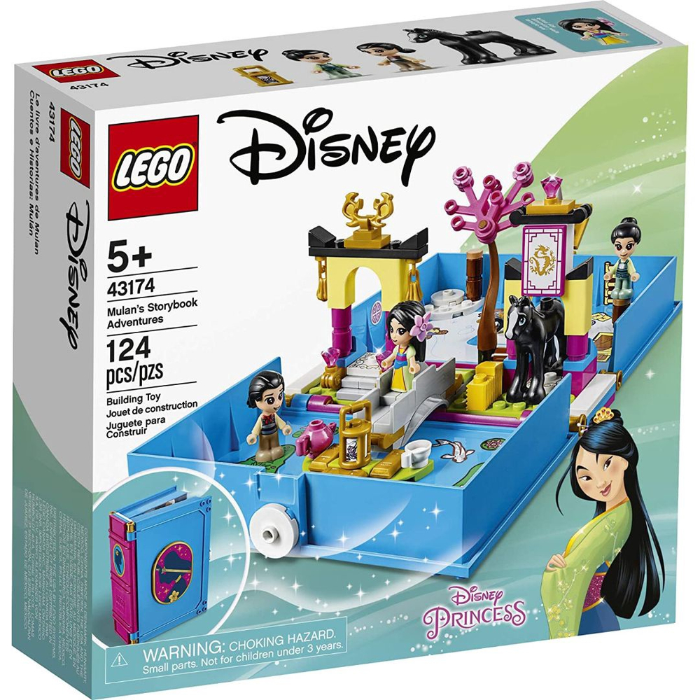 Lego disney aventuras do livro de contos da mulan 43174 em Promoção na  Americanas