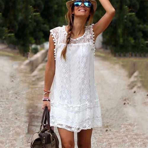vestidos curtos para praia