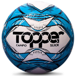 Menor preço em Bola Futebol Campo Oficial Topper Slick Azul