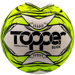 Bola Futebol Campo Oficial Topper Slick Amarelo Menor preço em Bola Futebol Campo Oficial Topper Slick Amarelo