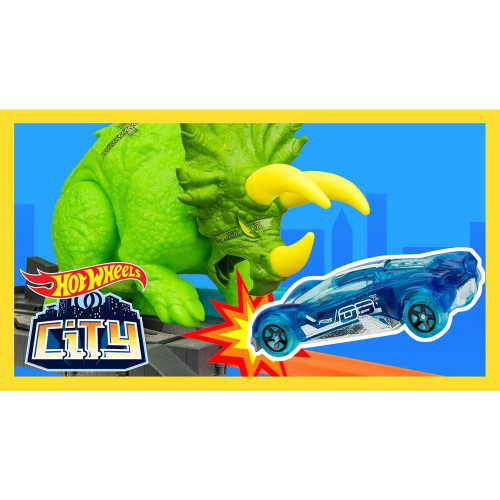 Pista Hot Wheels Ataque Contra Triceratops - Mattel - Gbf97