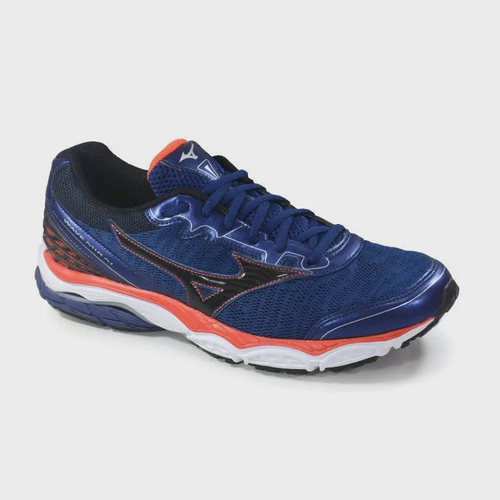 Tenis Mizuno Wave Mirai Azul Laranja 4140472 em Promocao na Americanas