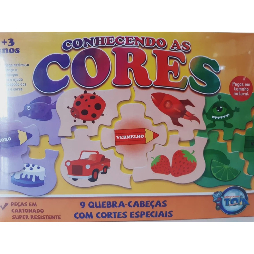 Jogo Educativo Conhecendo o Alfabeto Toia - Colorido