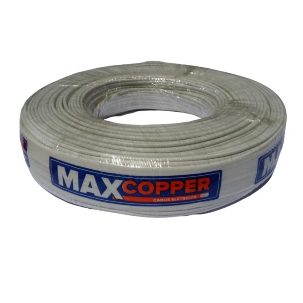 Fio Cabo Flex Mm Rolo Com M Cada Maxcopper Branco Submarino