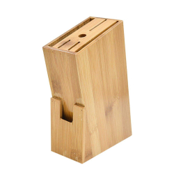 Cepo Porta facas em bambu natural suporte para facas Menor preço em Cepo Porta facas em bambu natural suporte para facas