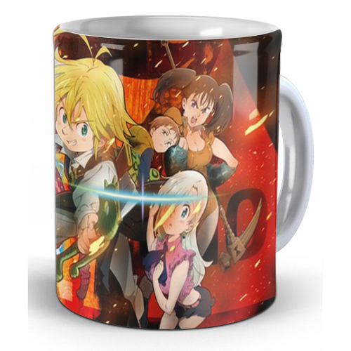 Caneca Nanatsu No Taizai - 7 Pecados Capitais - M12 em Promoção na  Americanas