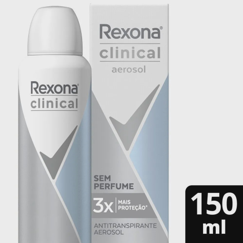 Desodorante Aero Rexona Feminino Clinical Classic Mini 33.5gr