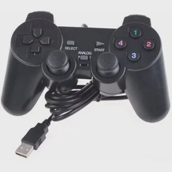 Controle Joystick Playstation 2 Ps2 Usb Analógico Para Computador Pc Menor preço em Controle Joystick Playstation 2 Ps2 Usb Analógico Para Computador Pc