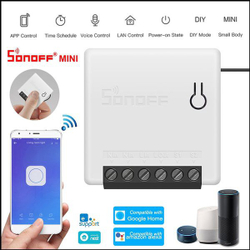 Mini Sonoff Diy interruptor 1 canal 10A paralelo compatível com assitente de Voz Menor preço em Mini Sonoff Diy interruptor 1 canal 10A paralelo compatível com assitente de Voz