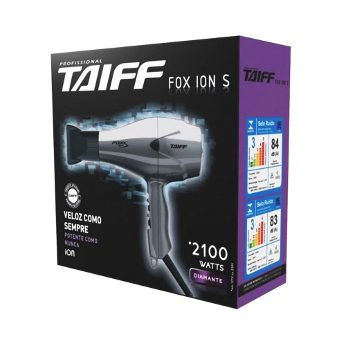 Secador Taiff Fox Ion S 2100W - 127V - Mundo do Cabeleireiro - Mundo do  Cabeleireiro, O Melhor em Cabelo, Maquiagem, Skincare e Cosméticos