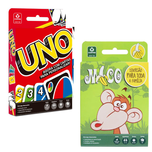 Jogo de Cartas - Uno Dos - Mattel - Ri Happy