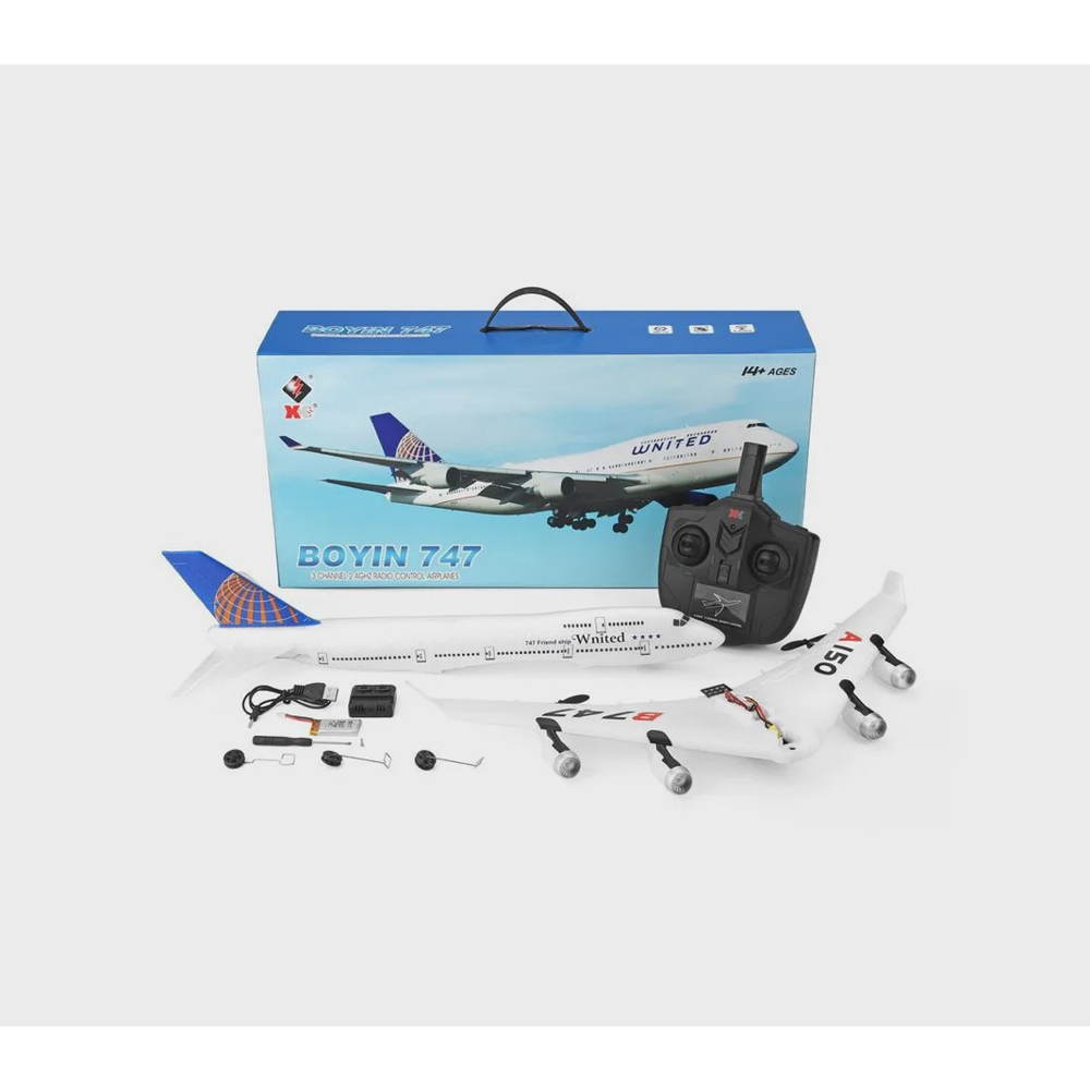 Kit de avião RC, Brinquedo de avião com controle remoto de 2,4 g, Aviões  de controle remoto para iniciantes, Aviões de controle remoto recarregáveis