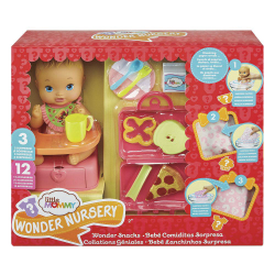 Little Mommy Lanchinhos Surpresa Babador Pizza - Mattel Menor preço em Little Mommy Lanchinhos Surpresa Babador Pizza - Mattel