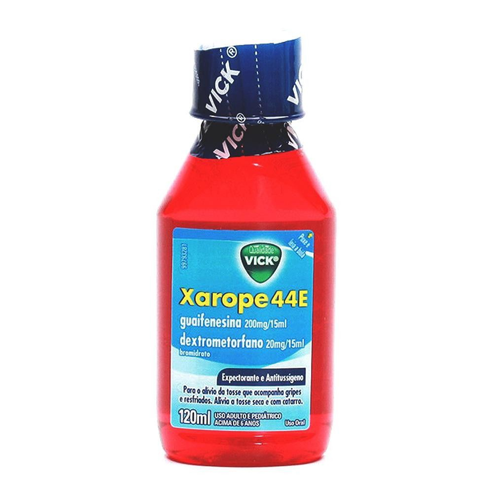 Vick 44E 120ml Xarope Expectorante Antitussígeno - 120ml - Vick 44E 120ml  Xarope Expectorante Antitussígeno - 120ml - VICK