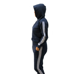 Conjunto de Moletom Flanelado Adulto Feminino com Capuz, Punhos e Cordão Dal-Ri Menor preço em Conjunto de Moletom Flanelado Adulto Feminino com Capuz, Punhos e Cordão Dal-Ri
