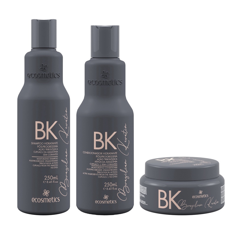 Kit Manutenão Pós Progressiva - Linha Brazilian Keratin - Ecosmetics Em ...