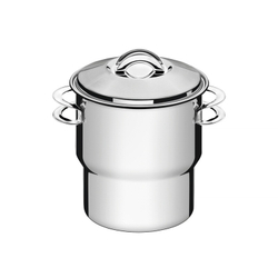 Cuscuzeira solar em aco inox com tampa E alcas 14 cm 2,2 L tramontina Menor preço em Cuscuzeira solar em aco inox com tampa E alcas 14 cm 2,2 L tramontina