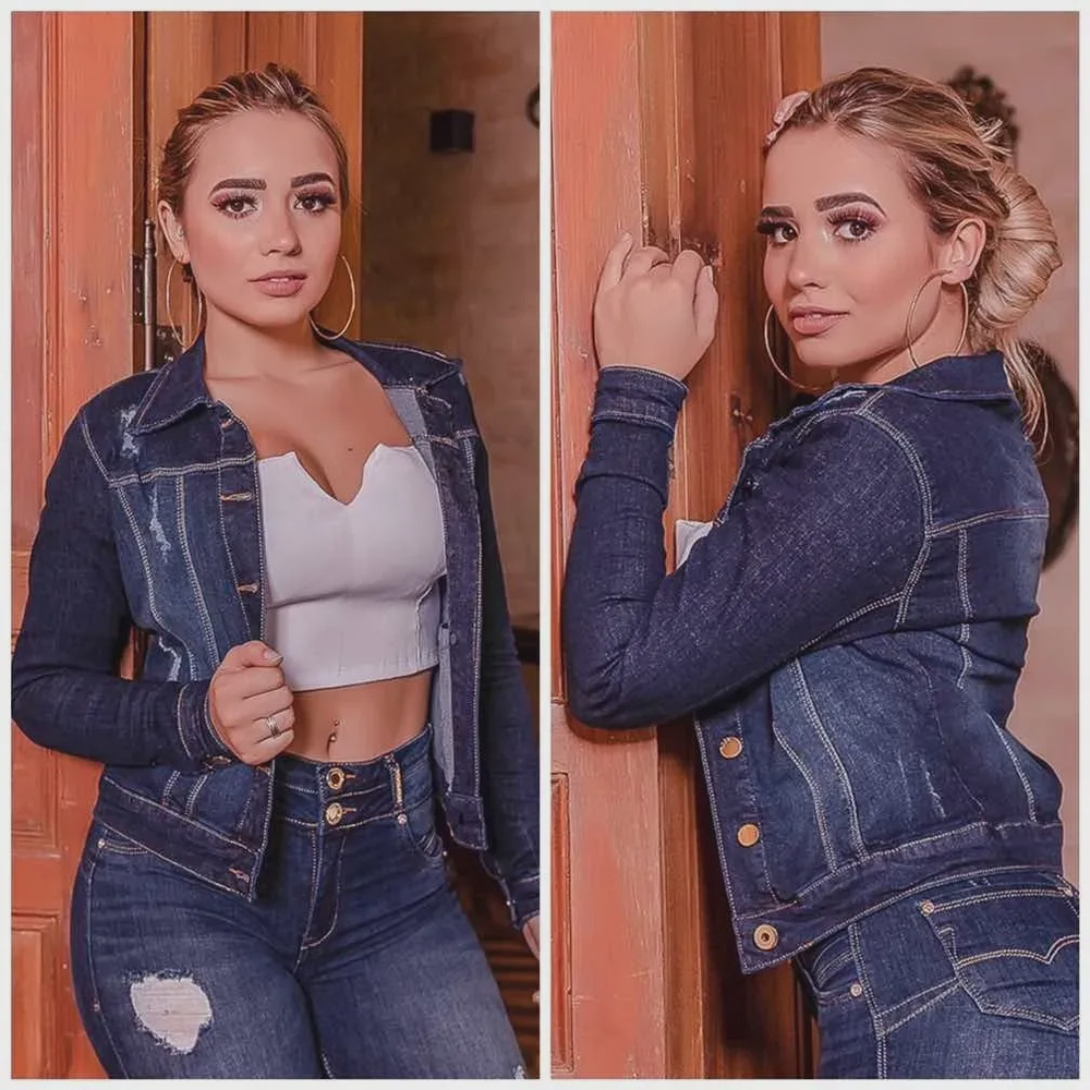 Jaqueta store jeans ri19