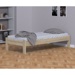 Cama Turca Solteiro Madeira Cor Natural Menor preço em Cama Turca Solteiro Madeira Cor Natural