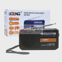 Rádio Portátil Analógico fm/am Lelong LE-653 é boa?