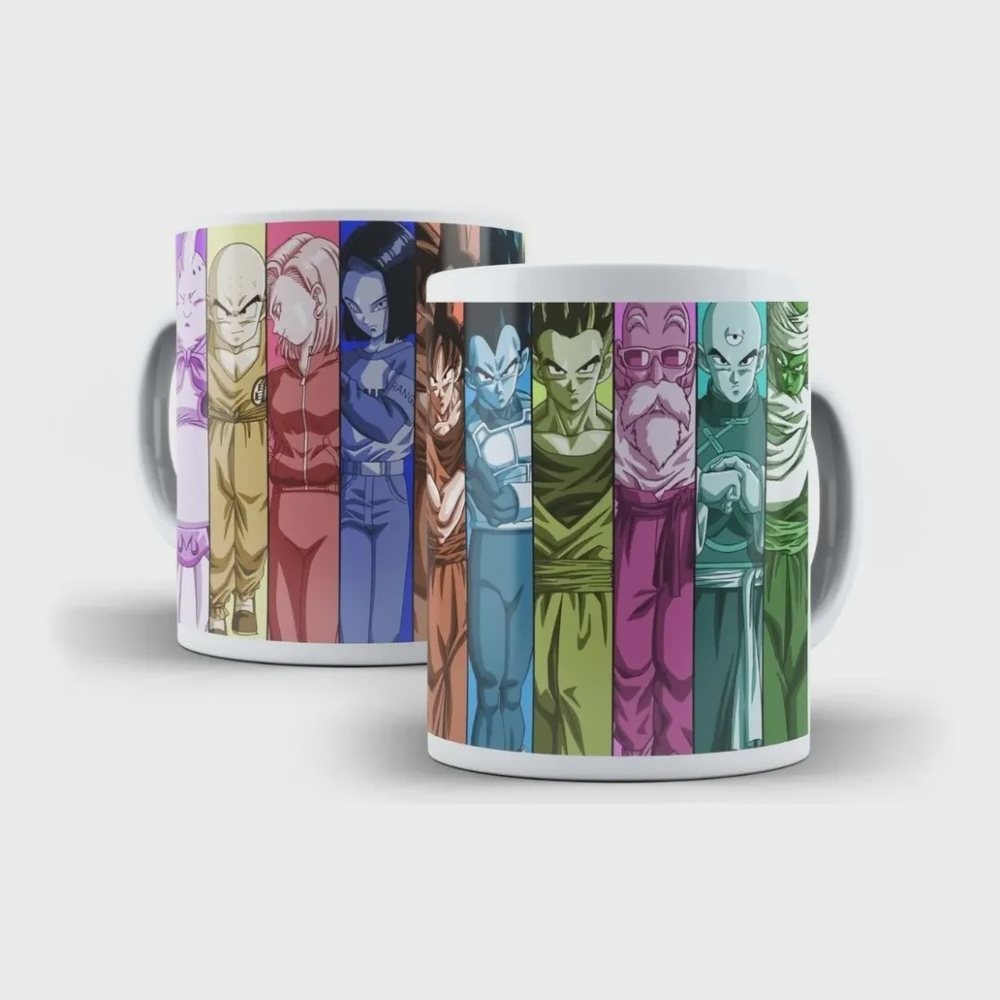 Caneca Dragon Ball Z Personagens