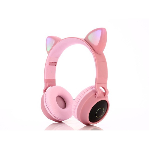 Rosa] Novo tipo de fone de ouvido Bluetooth para crianças e meninas  Bluetooth Headset voz de música sem fio para as orelhas de gato nas  americanas