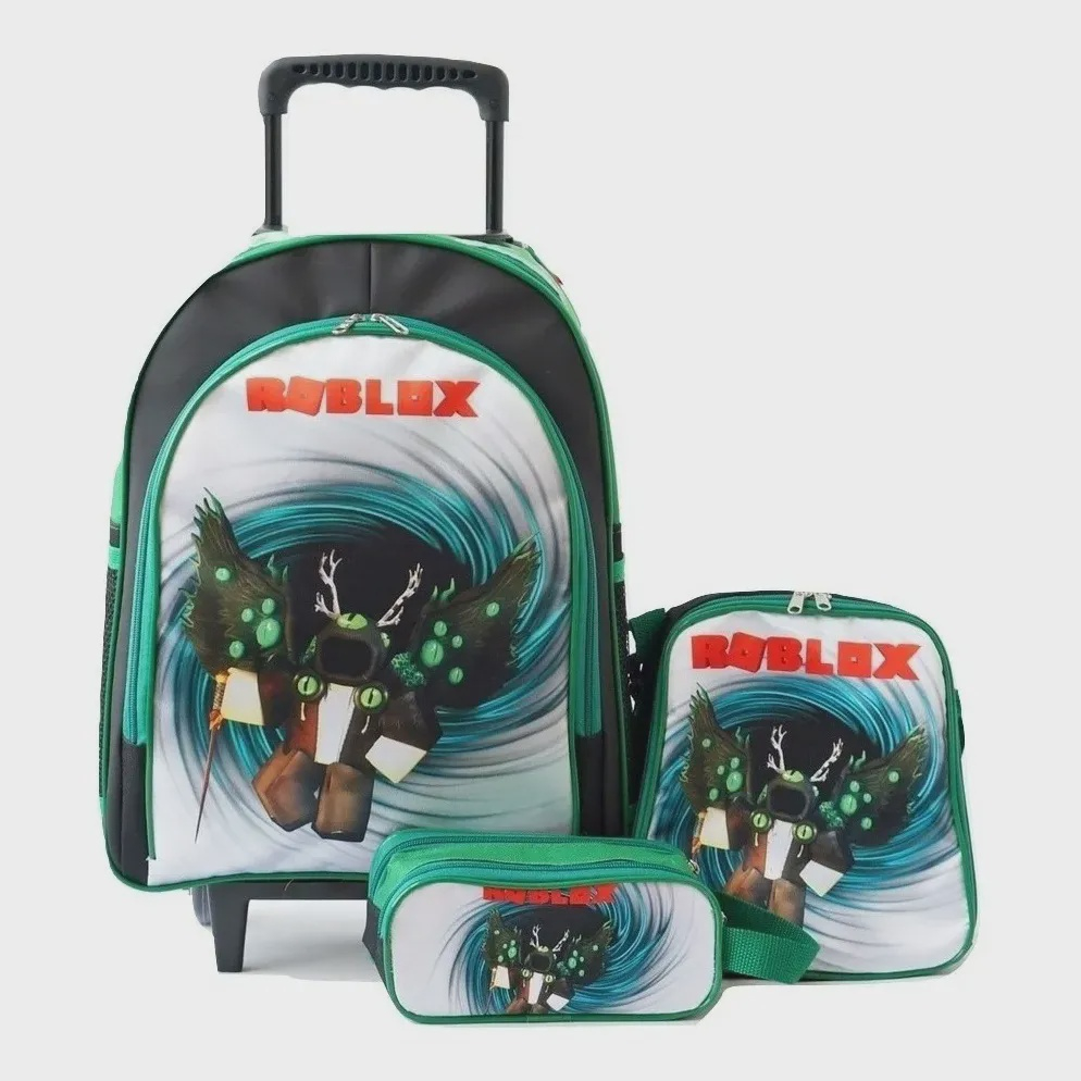 Mochila Roblox Domino's Rodinhas Lancheira Estojo Kit em Promoção na  Americanas