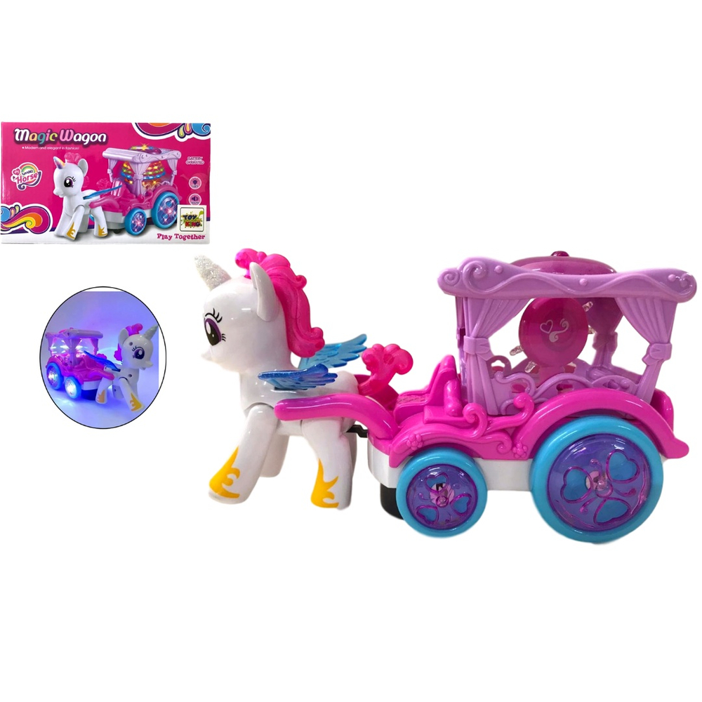 Brinquedo Infantil My Little Pony Carruagem Com Luzes Música | Submarino