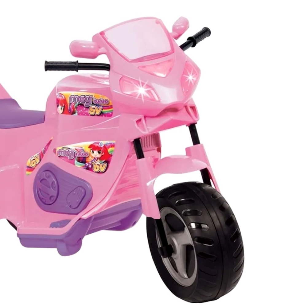 Moto Eletrica Infantil Meninas Decorada Fada 6v em Promoção na Americanas