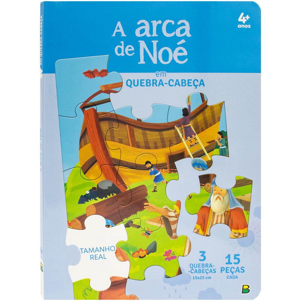 Quebra-Cabeça Infantil Bíblico Arca de Noé em Promoção na Americanas