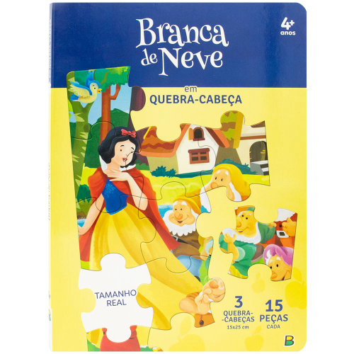 Jogo Quebra Cabeca Infantil Branca De Neve 21 Pecas em Promoção na  Americanas