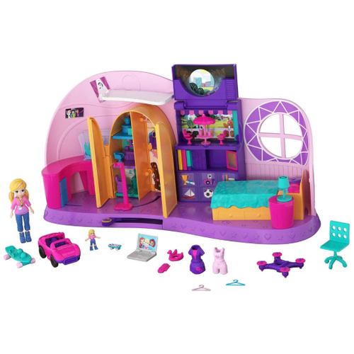 Boneca Polly Pocket Quarto Da Polly Fry98 - Mattel em Promoção na Americanas