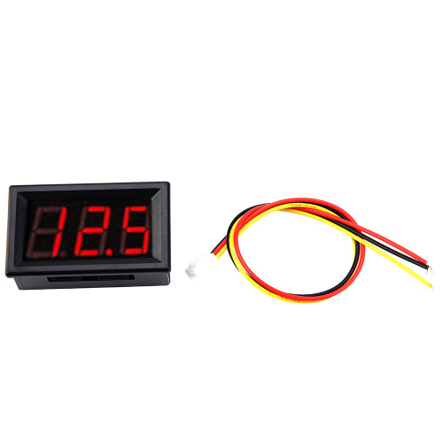 3 Wire Dc0 100v Voltmeter 0 56inch Led Digital Voltage Meter Panel Em Promocao Ofertas Na Americanas