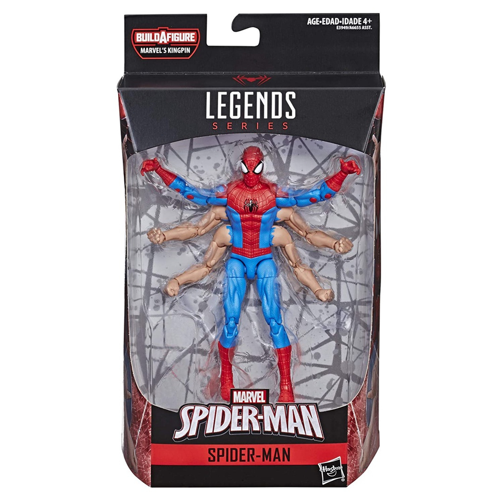 6 arm spider on sale man marvel legends