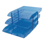 Caixa correspondência tripla articulável azul Novacril