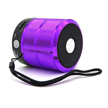 Mini Caixa de Som Bluetooth Grasep DBH887 Roxa em Promoção na Americanas