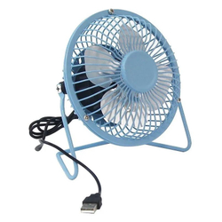 Mini Ventilador Articulavel USB Azul boni Menor preço em Mini Ventilador Articulavel USB Azul boni