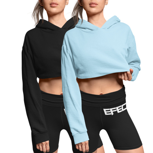 plus size cropped zip up moletom com capuz