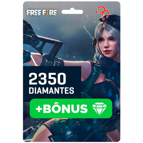 Free Fire 2350 Diamantes + Bônus