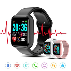 Relógio Inteligente Smartwatch D20 Y68 Ritmo cardíaco Pressão arterial Calorias Passos Cor Preto Menor preço em Relógio Inteligente Smartwatch D20 Y68 Ritmo cardíaco Pressão arterial Calorias Passos Cor Preto