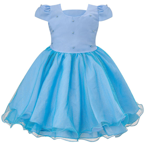 Vestido da best sale frozen infantil simples