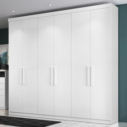 Guarda-Roupa Casal 6 Portas Édez PH1707 Herval, Branco Menor preço em Guarda-Roupa Casal 6 Portas Édez PH1707 Herval, Branco