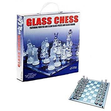 Jogo de xadrez vidro Scaglass