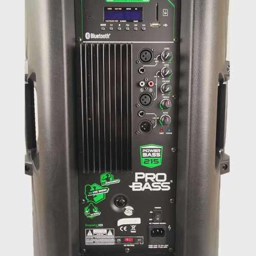 Caixa Amplificada ProBass 2x15 Powerbass 215 1300w rms c/ Bluetooth USB ...