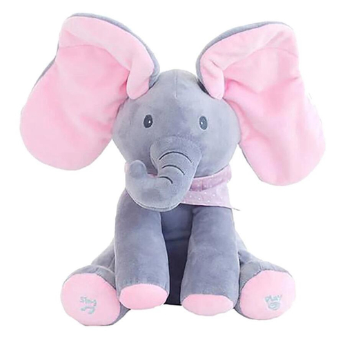 Elefante cor de rosa pelucia Clearance