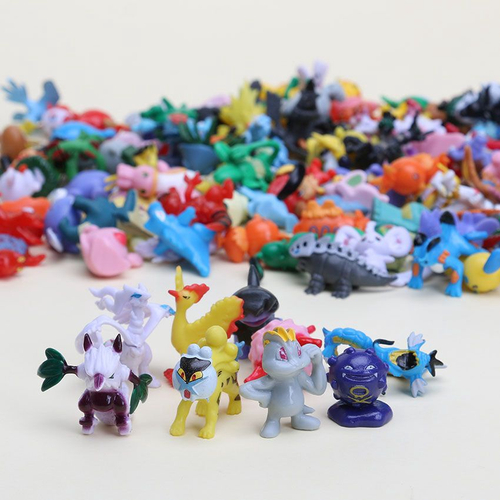 Kit Com 144 Bonecos Miniaturas Pokémon Sortidas Não Repete