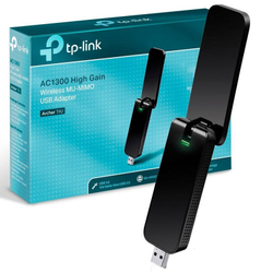 Adaptador Tp-link Usb Wireless Mu-mimo Ac1300 Archer T4u Menor preço em Adaptador Tp-link Usb Wireless Mu-mimo Ac1300 Archer T4u